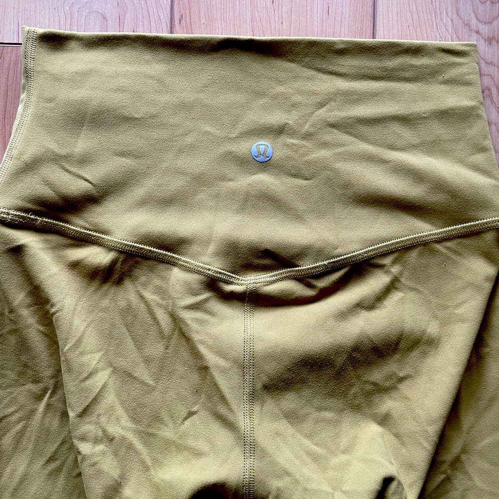 Lululemon Leggings— mustard yellow